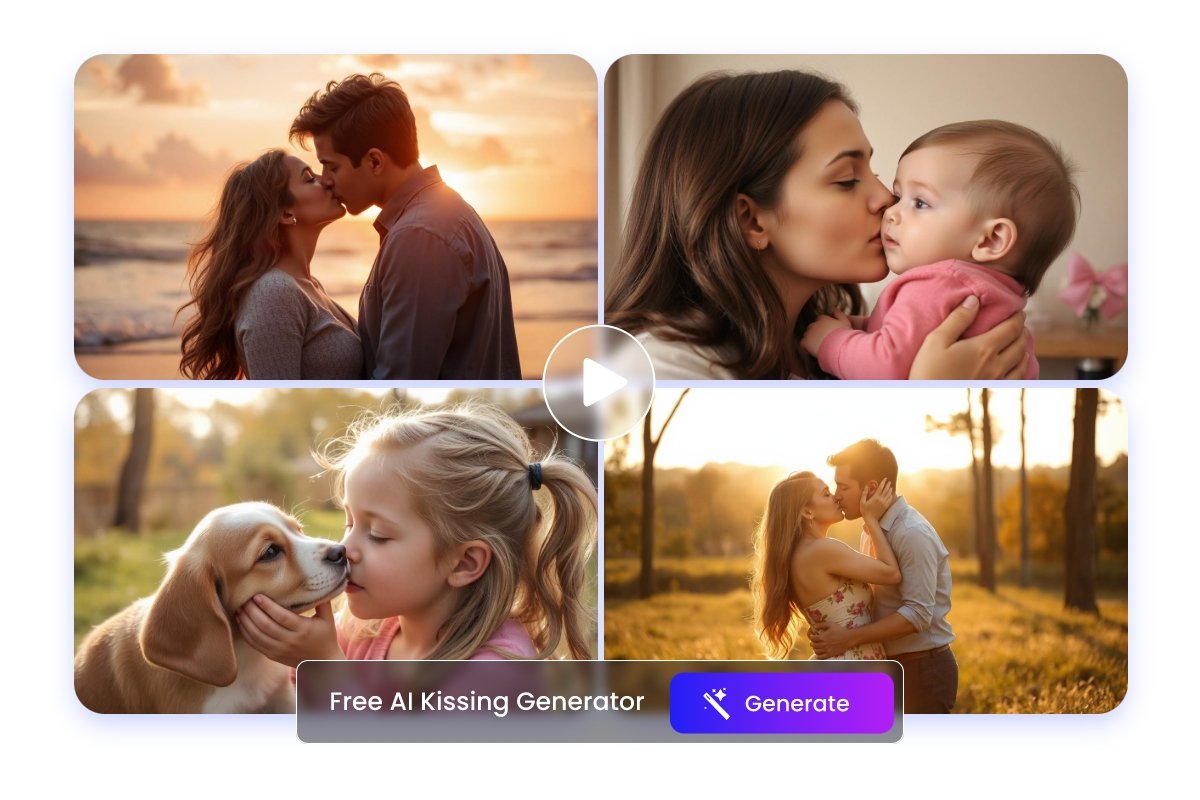 AI Kiss Video Generator Turns Photos Into Romantic Clips